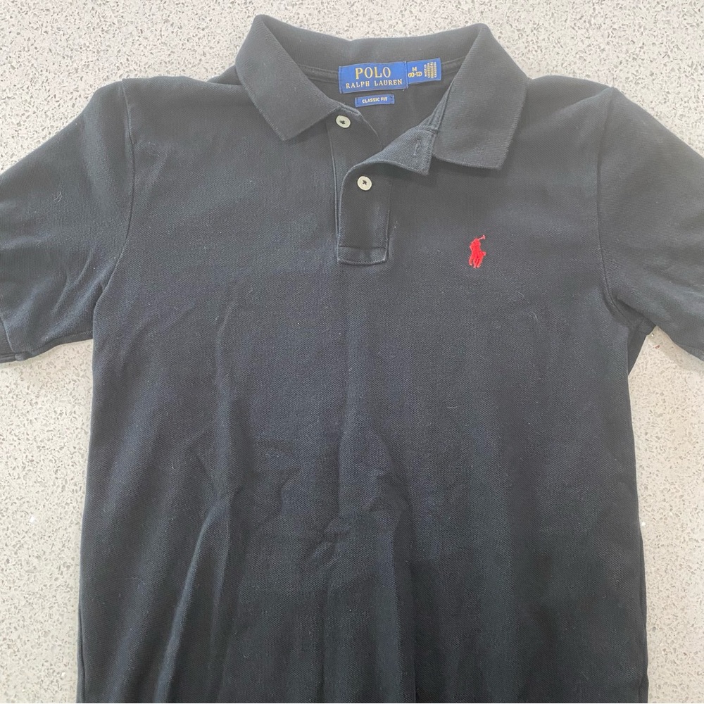 POLO Ralph Lauren Short Sleeve Polo Shirt- Size M (10-12) - Picture 2 of 6